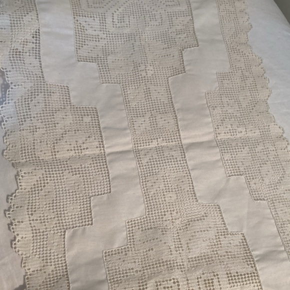 Bundle of (18)lace table runners (4) embroidery beautiful Victorian romantic - Picture 17 of 17